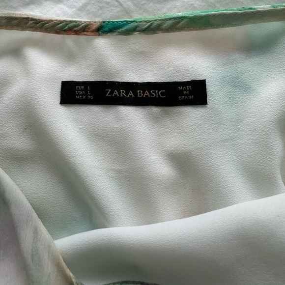 Zara flowy watercolour dress - Picture 5 of 5